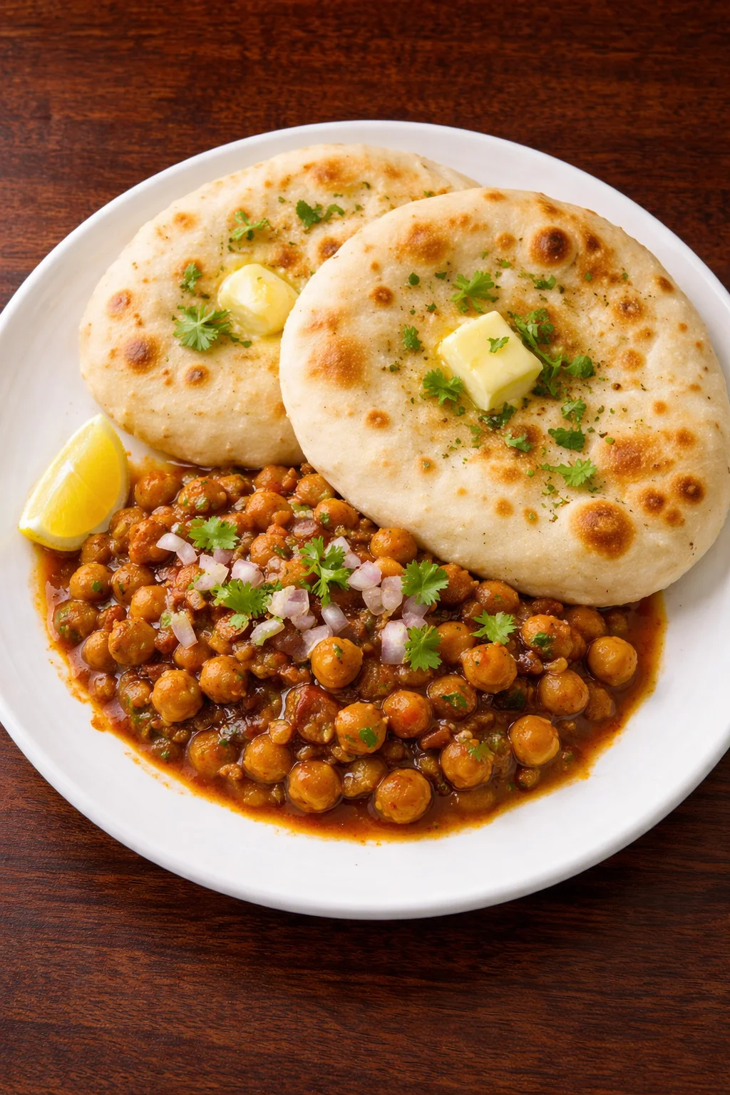 Chana Kulcha at Food Mahal Tiffin & Buffet in Regina, SK